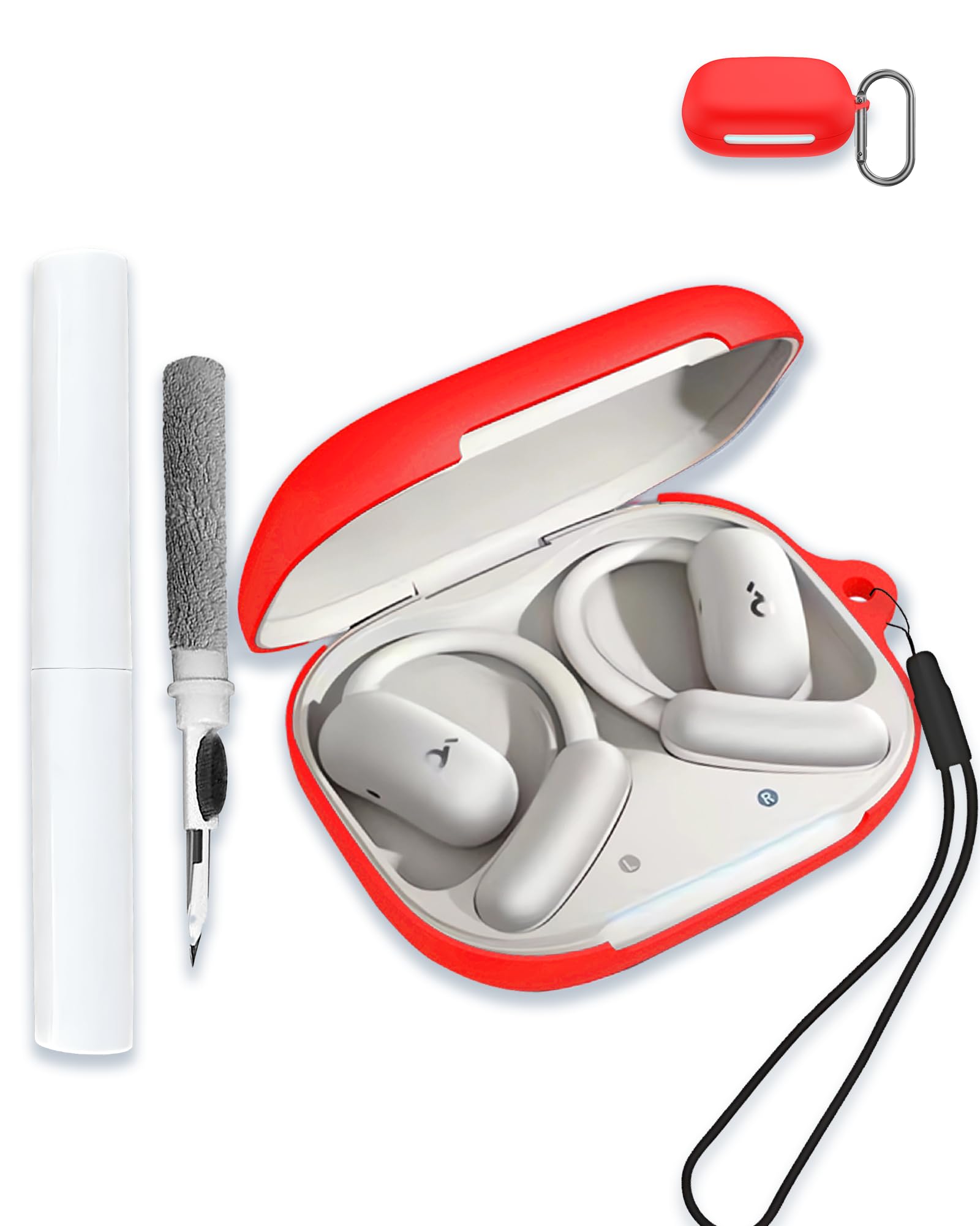 Anker Soundcore AeroFit 2 中古　シリコンカバー付き Amazon.com: Case for Soundcore AeroFit 2 by Anker, Noise